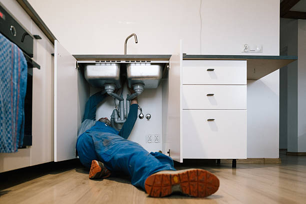 Professional Plumbing technician working in Kennebunk, ME